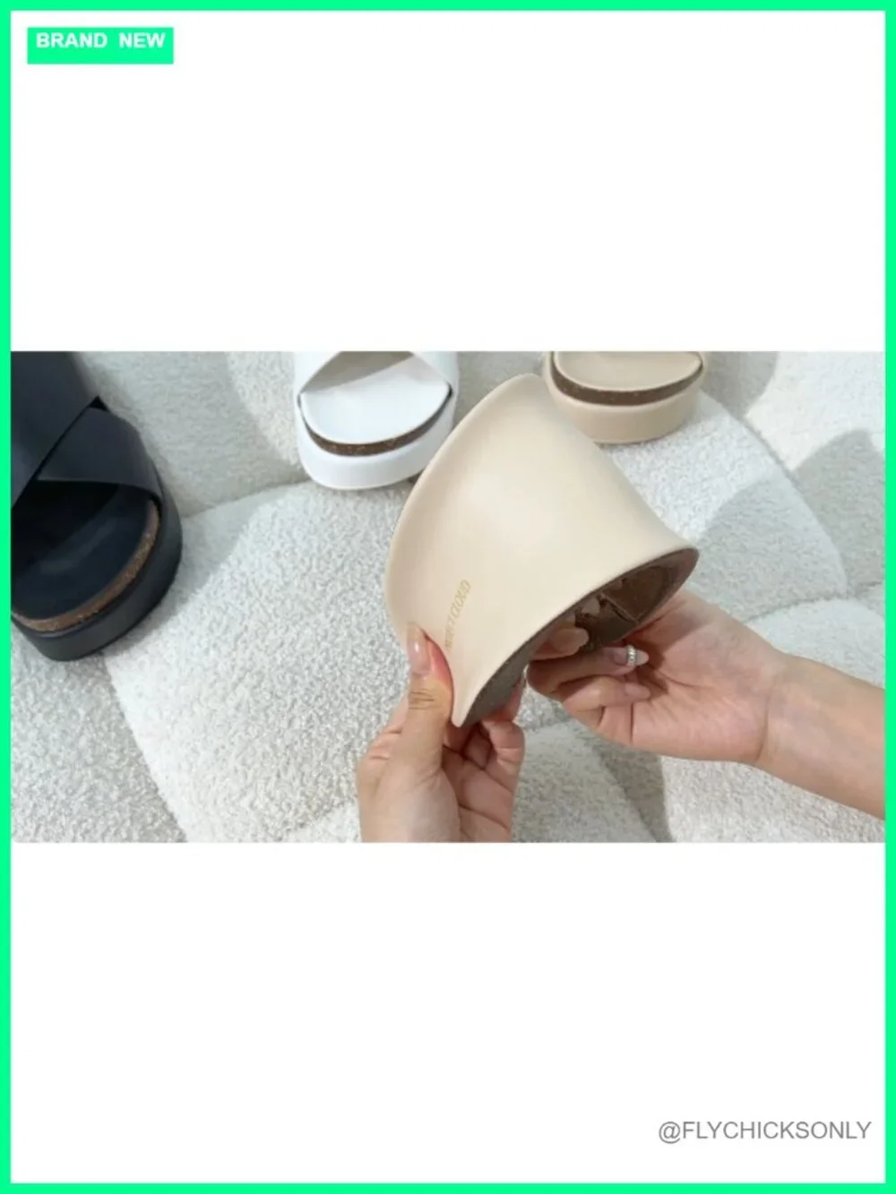 Platform Sandals with Soft & Plush Insole, Non-Slip, Water-Resistant,